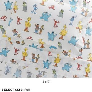 Pottery Barn Kids Sesame Street organic sheet set (Full)
